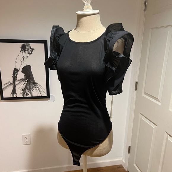 Nordstrom Tops - Black form fitting bodysuit size L